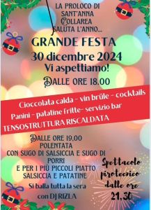 Il Proloco di Sant' Anna saluta L' Anno